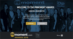 Desktop Screenshot of prmomentawards.com